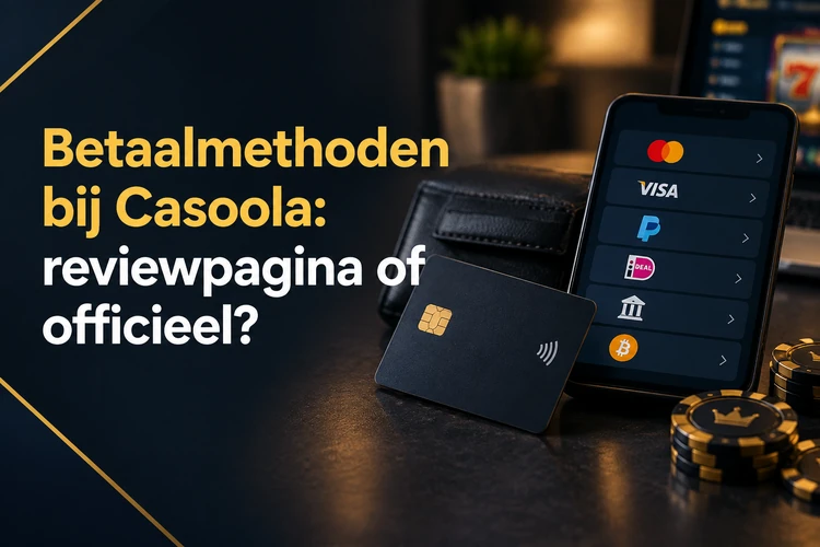 Betaalmethoden bij Casoola: reviewpagina of officieel?
