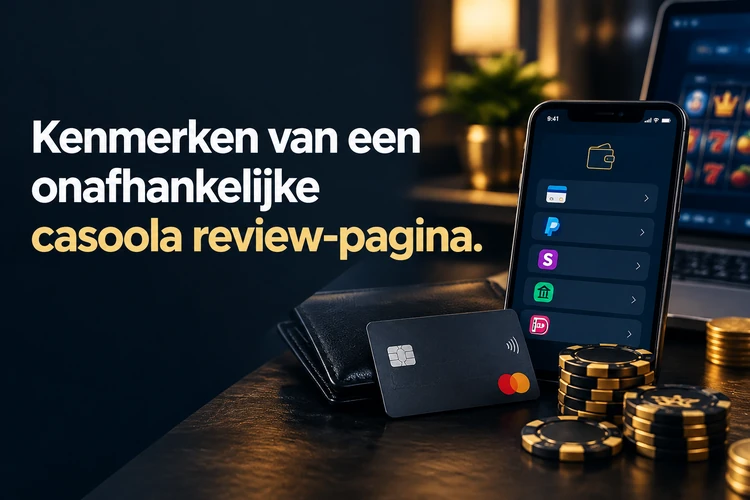 Kenmerken van een onafhankelijke casoola review-pagina