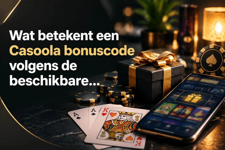 Wat betekent een Casoola bonuscode volgens de beschikbare informatie?
