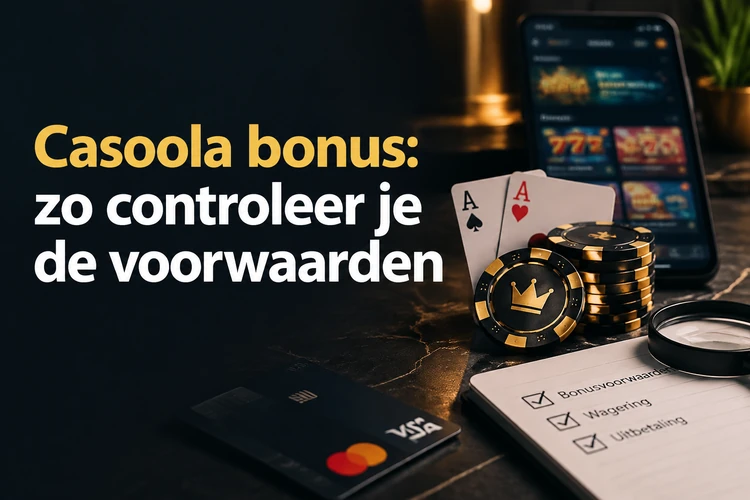 Casoola bonus: zo controleer je de voorwaarden