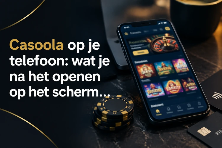 Casoola op je telefoon: wat je na het openen op het scherm ziet