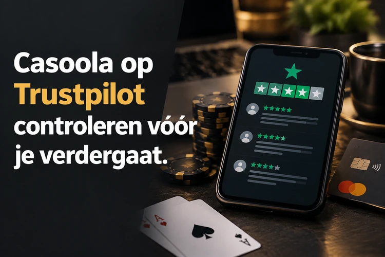 Casoola op Trustpilot controleren vóór je verdergaat
