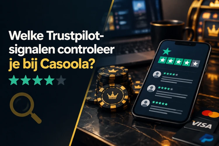 Welke Trustpilot-signalen controleer je bij Casoola?